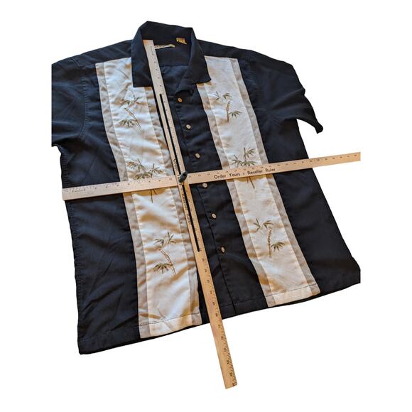 Batik Bay Hawaiian Shirt Mens XL Short Sleeve Tropical Vacation Palm Tree Resort - Picture 13 of 16